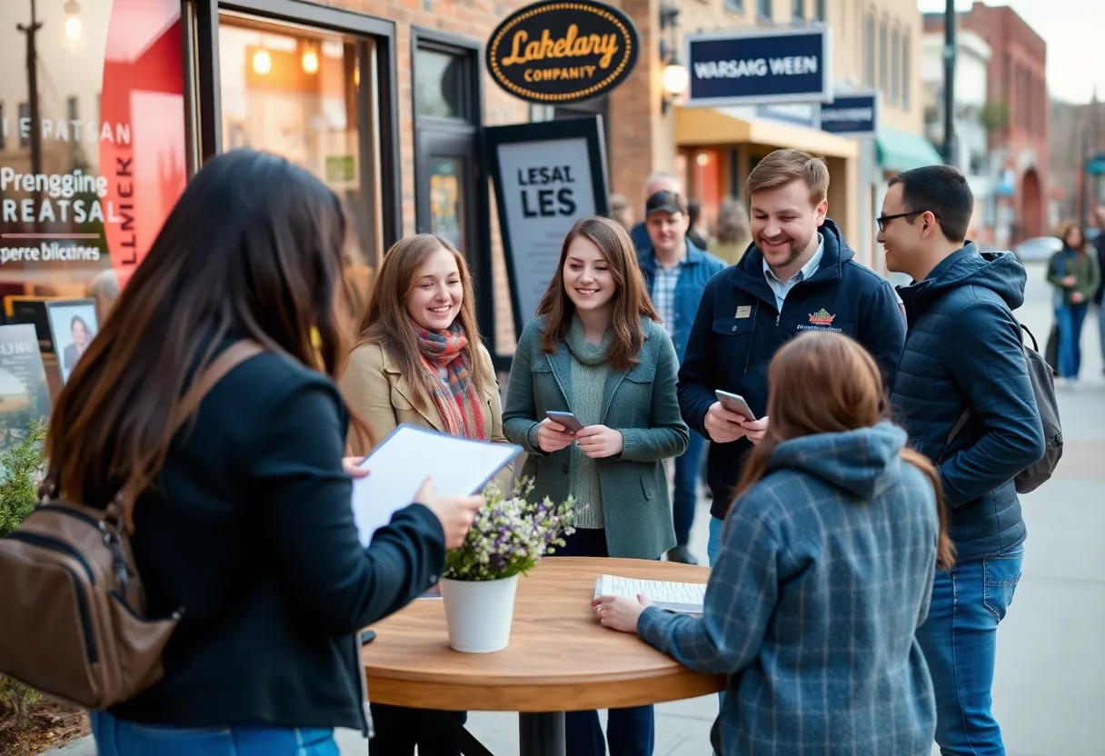 Community engagement in Warsaw, Indiana.