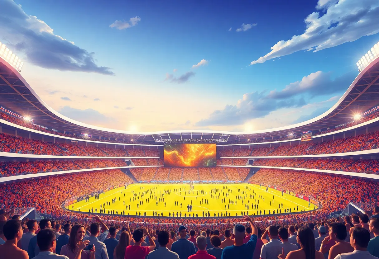 The newly renovated Market Square Arena in Indianapolis