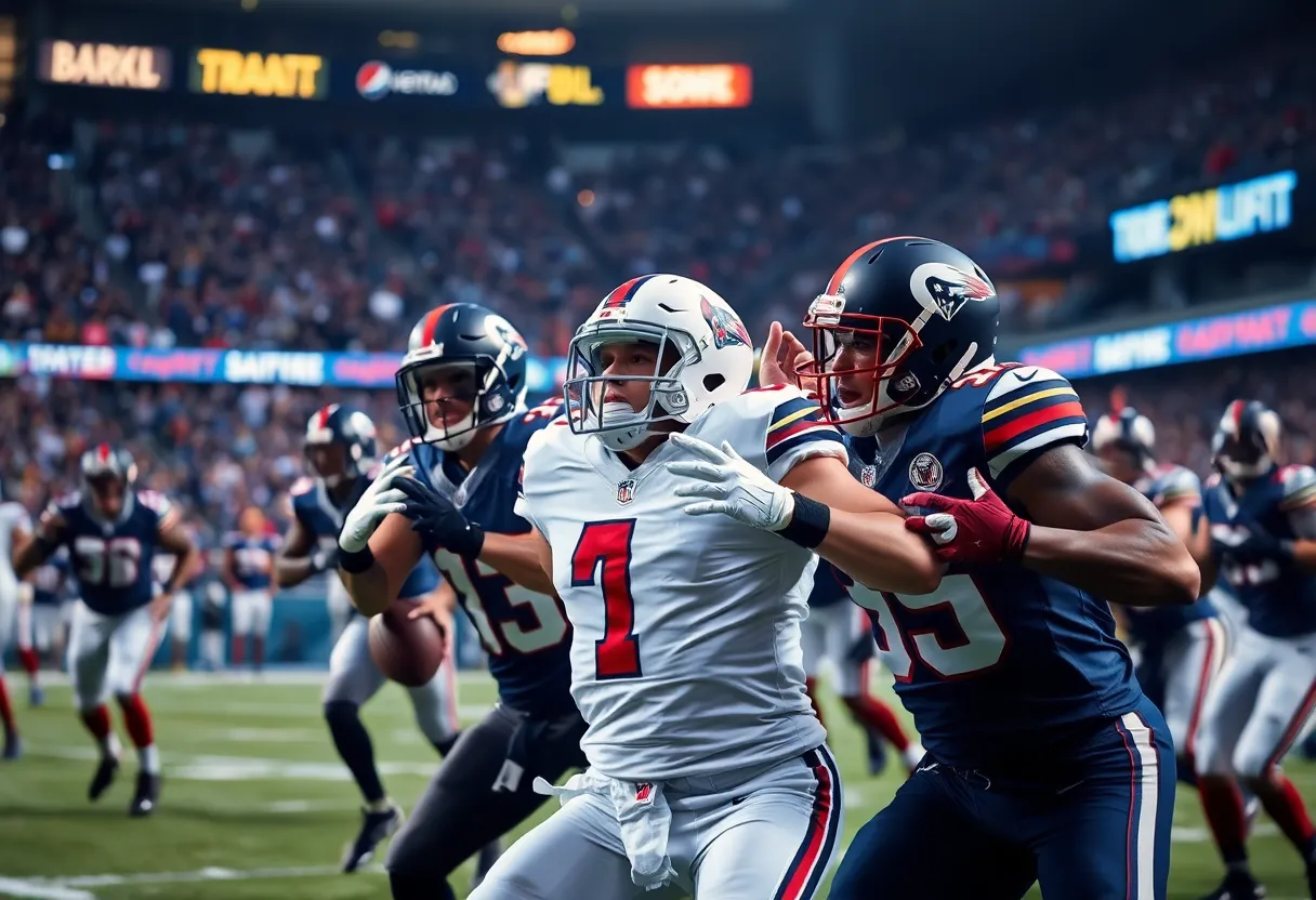 NFL players in action during a Week 14 game