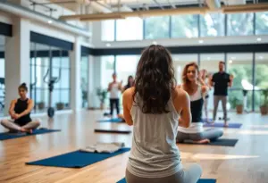 People participating in mindfulness and meditation sessions at Omni Fitness