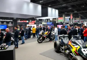Exhibitors showcasing racing innovations at the PRI Show
