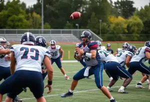 Veteran quarterback Philip Rivers practicing with the Colts team.
