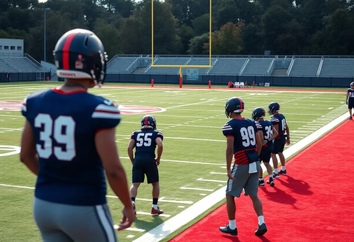 Philip Rivers practicing with the Indianapolis Colts.