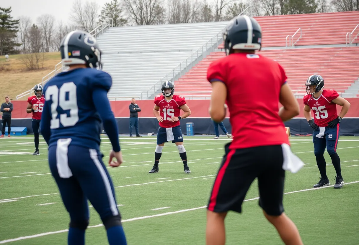 Philip Rivers leading practice with Colts