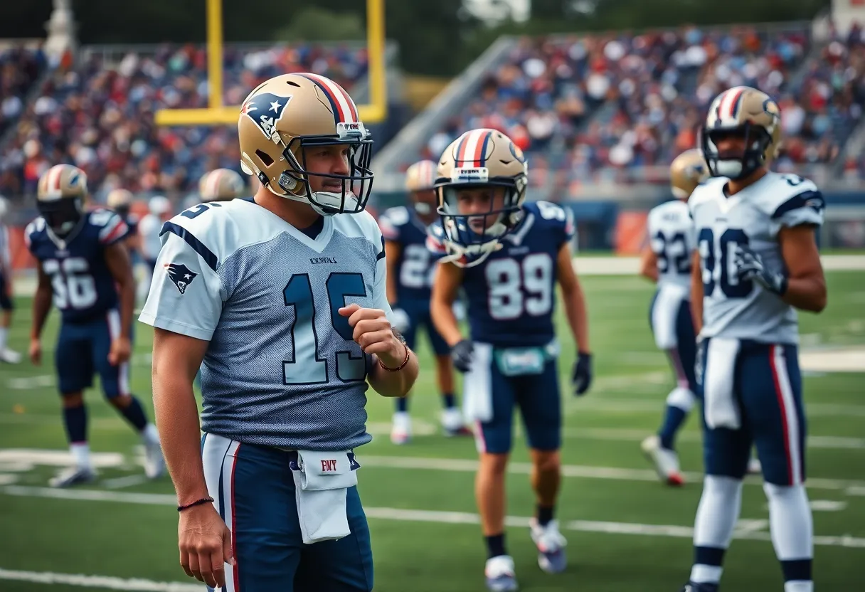 Philip Rivers on the practice field with the Colts