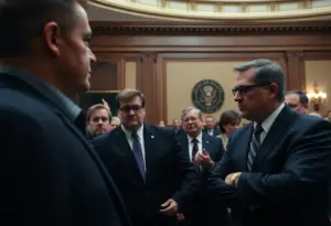 Lawmakers discussing amidst rising political tensions in Indiana