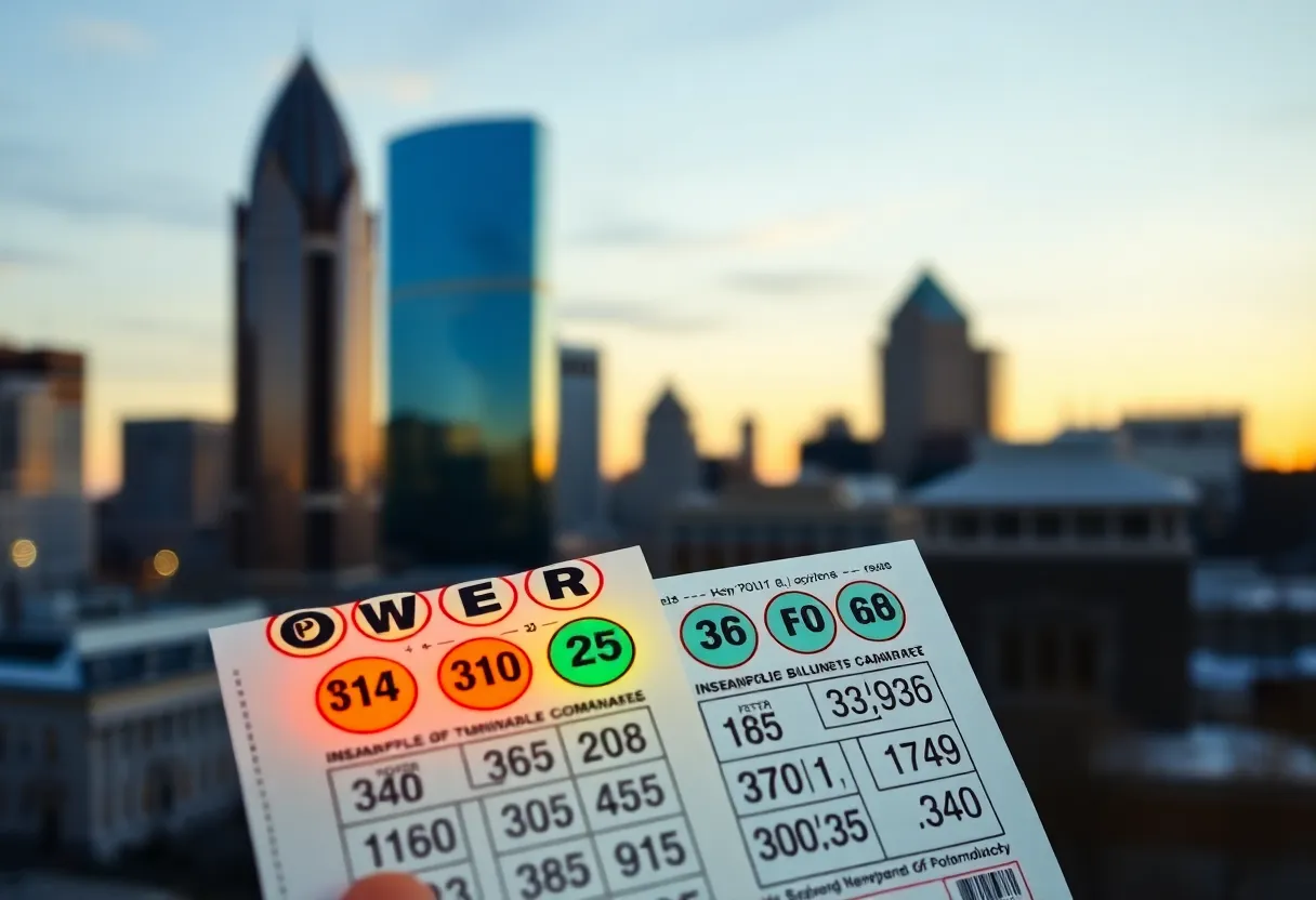 Winning Powerball tickets in Indianapolis