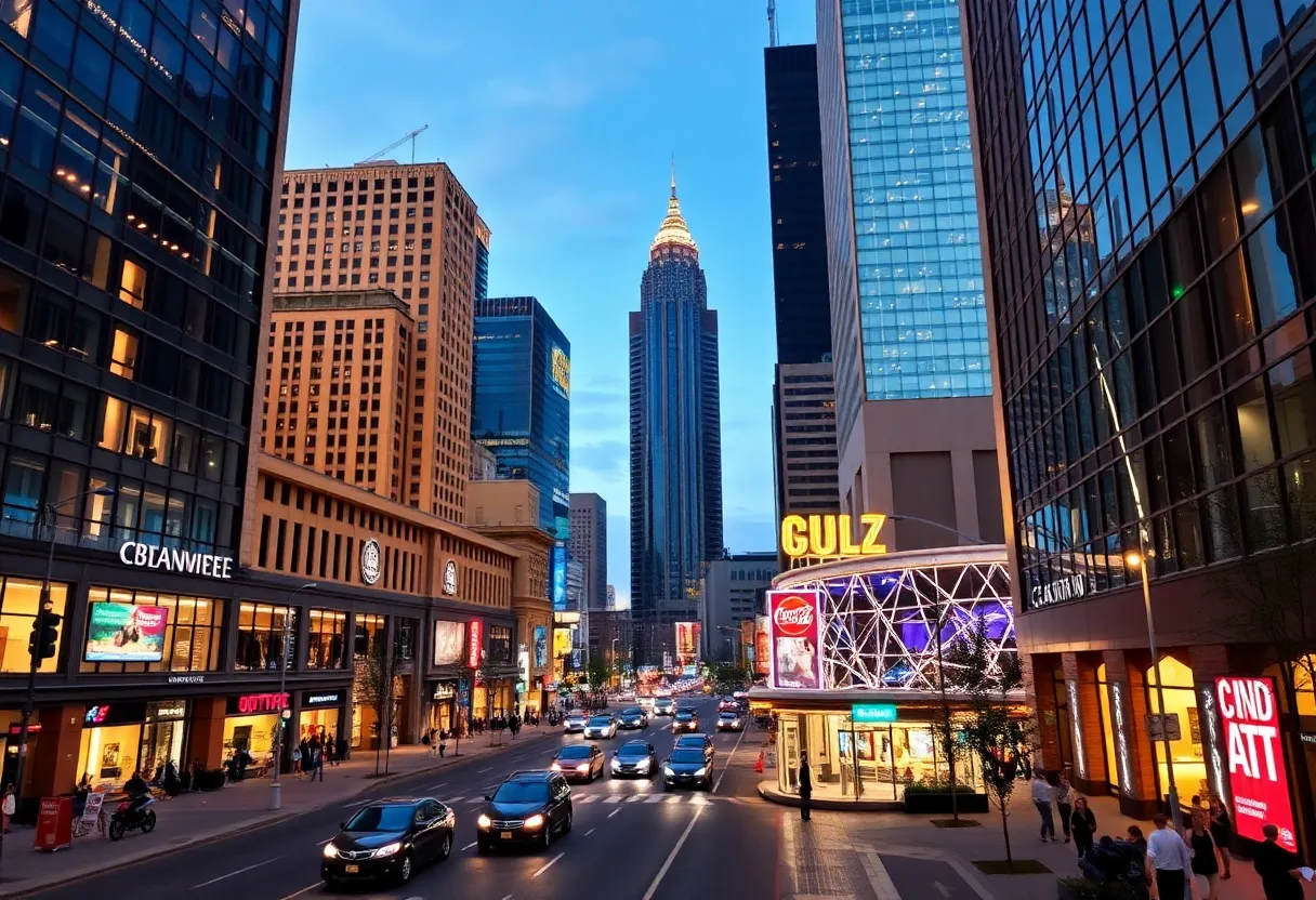 Conceptual design of a casino in downtown Indianapolis