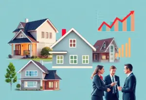 Collage of real estate investment concepts in Indianapolis