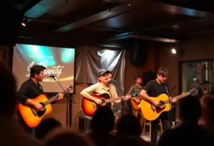 Local artists performing at the Songwriters In The Round event in Indianapolis
