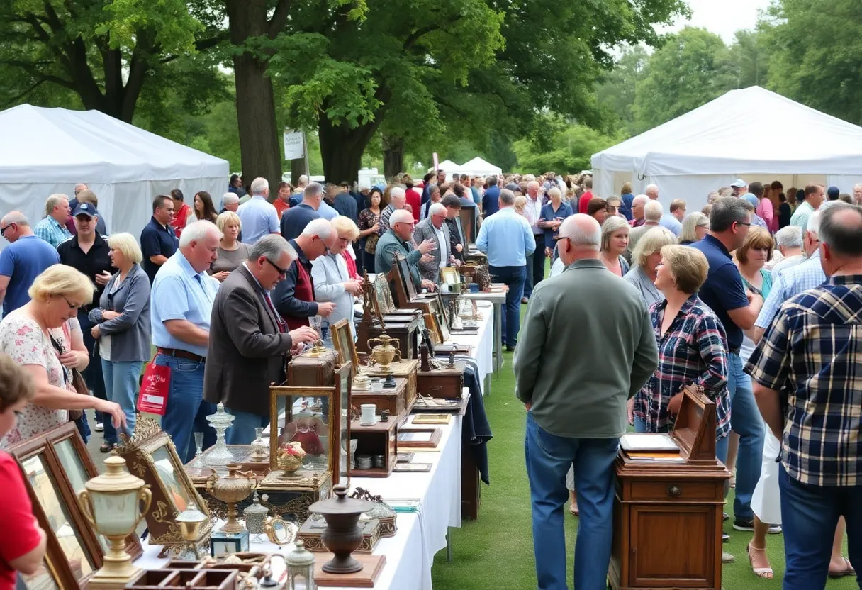 Crowd at Antiques Roadshow event in Indianapolis