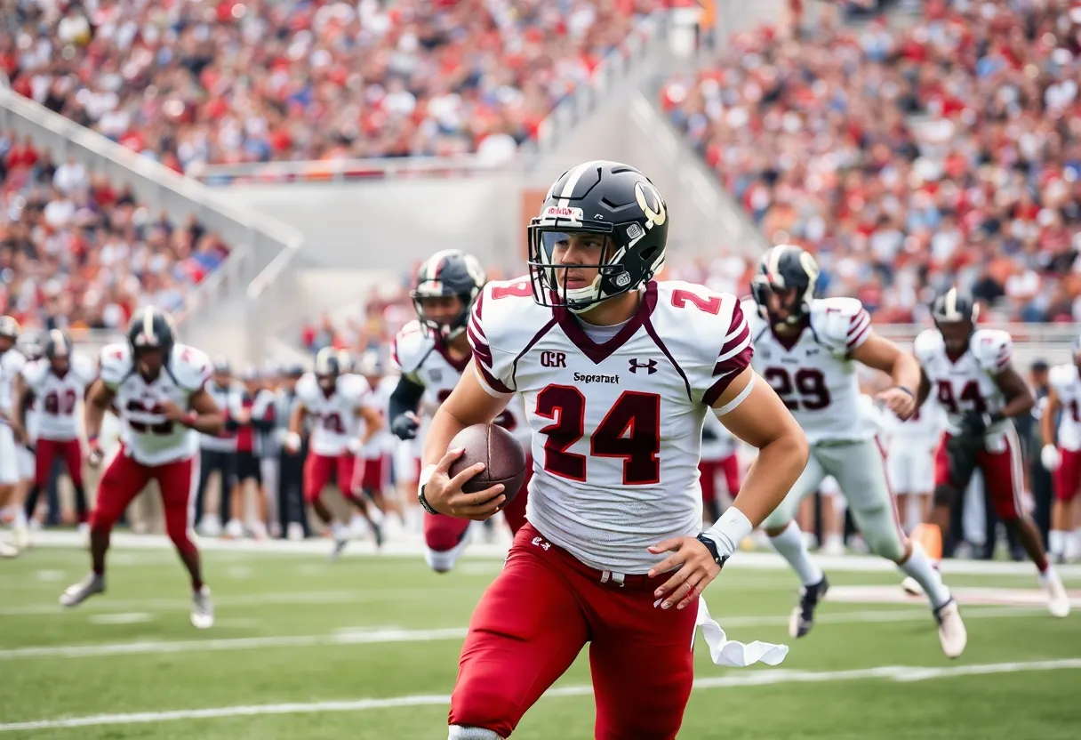 Indianapolis Colts scouting team observing Senior Bowl