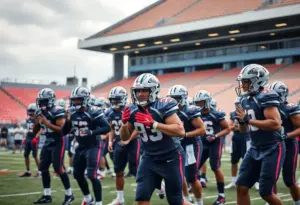 Indianapolis Colts during offseason training