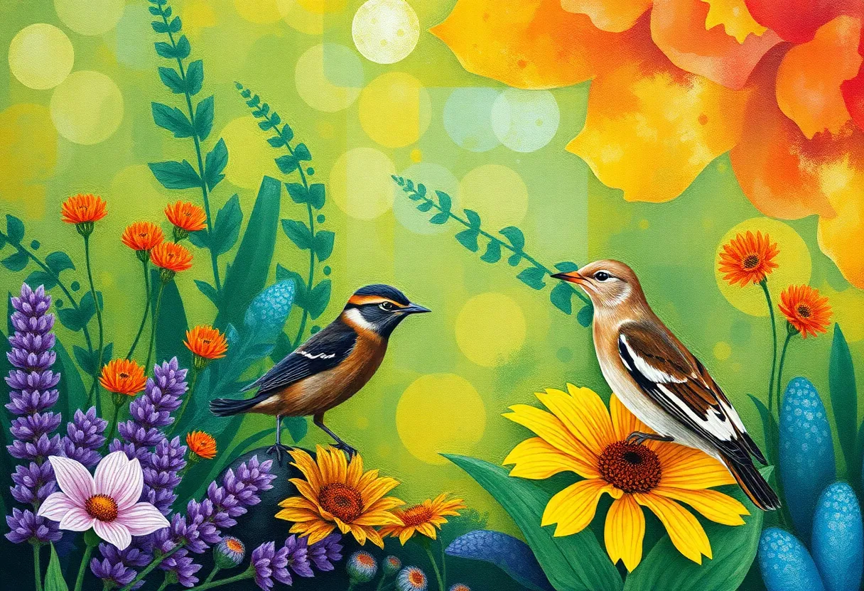 A collage of Indiana's hunting and fishing license designs featuring local artists' works.