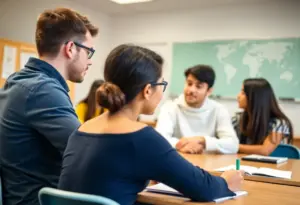 Classroom discussion about relationships and family planning in Indiana schools