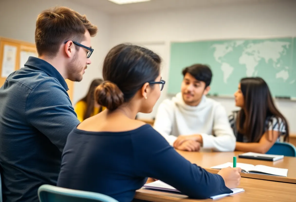 Classroom discussion about relationships and family planning in Indiana schools