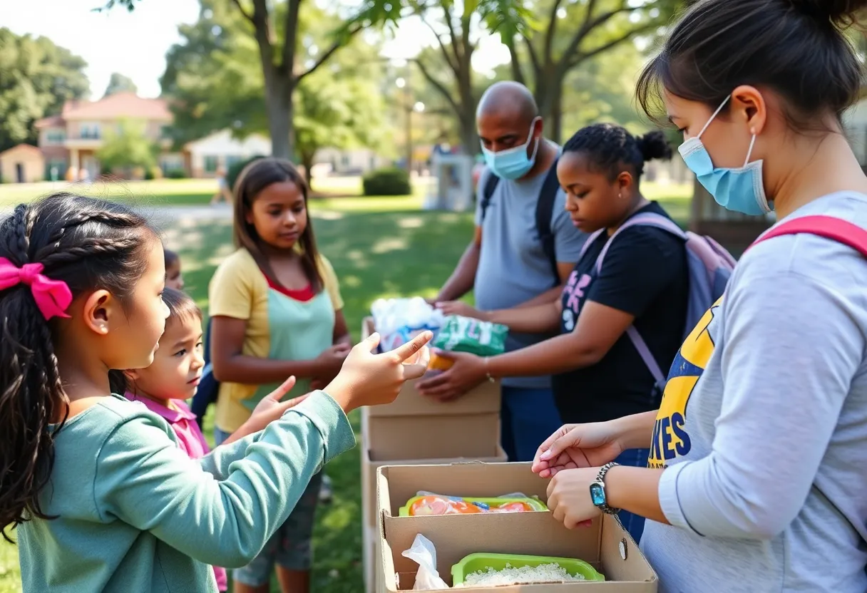 Families receiving summer food assistance in Indiana