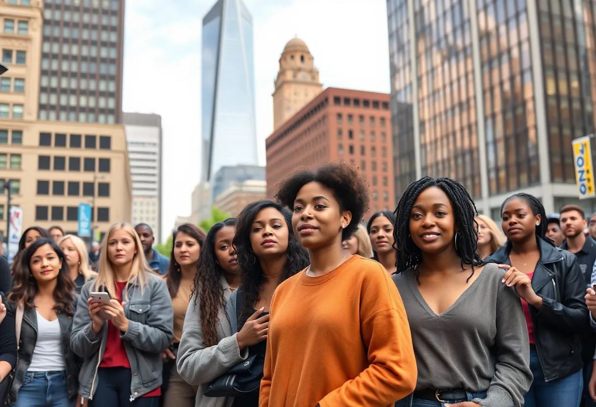 Diverse actors auditioning at a casting call in Indianapolis