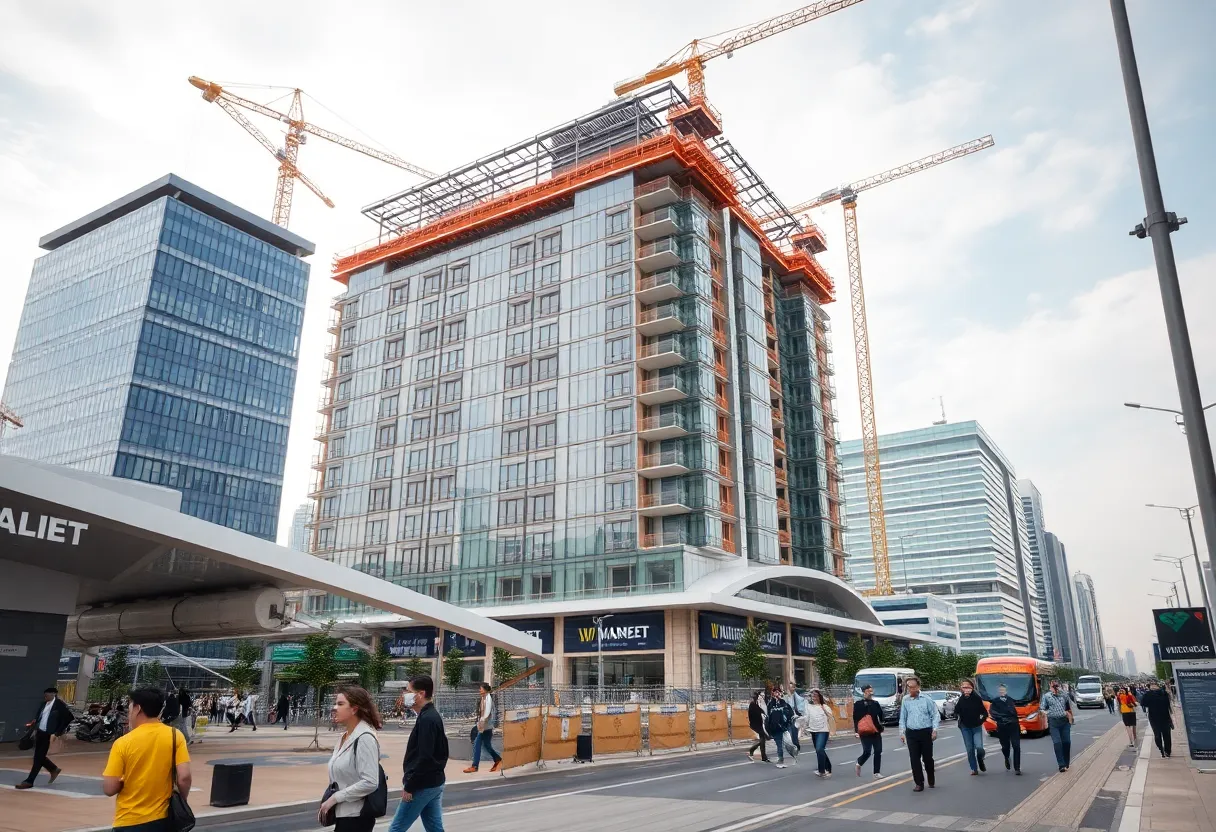 New hotel being constructed at Indianapolis International Airport