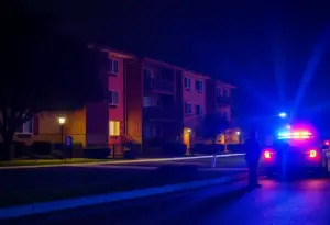 Police at the scene of a tragic shooting in Indianapolis