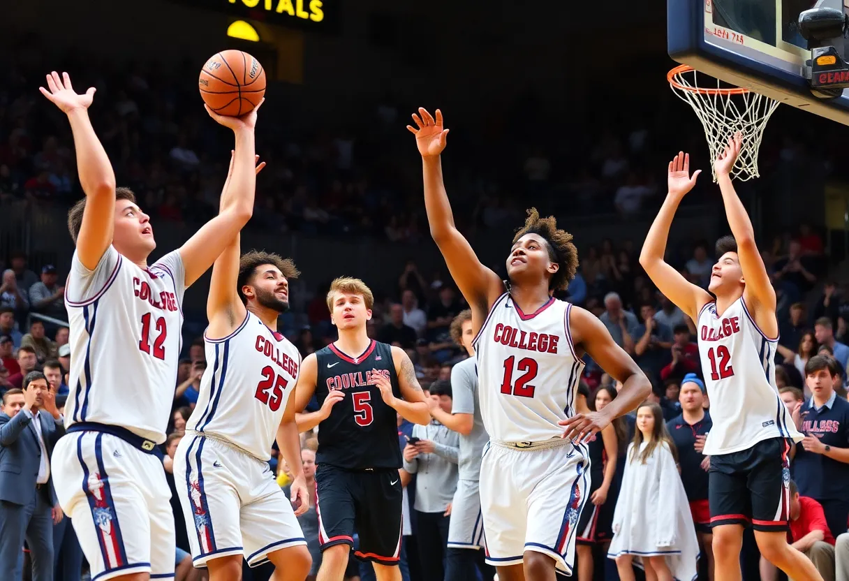 IU Indianapolis Jaguars playing against Oakland Golden Grizzlies in a basketball game.