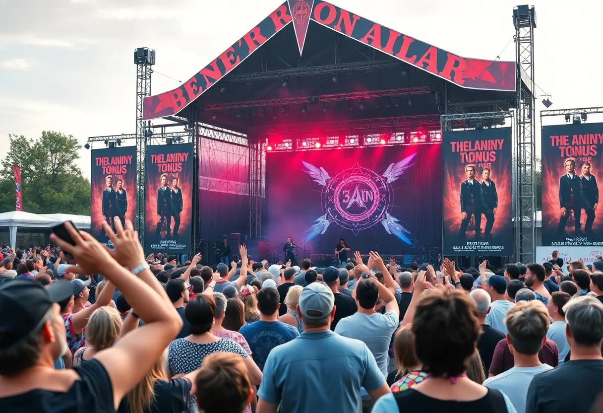 Audience enjoying a concert at the Ruoff Music Center in Noblesville