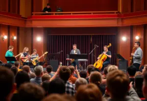 Metropolitan Youth Orchestra performing live at a concert