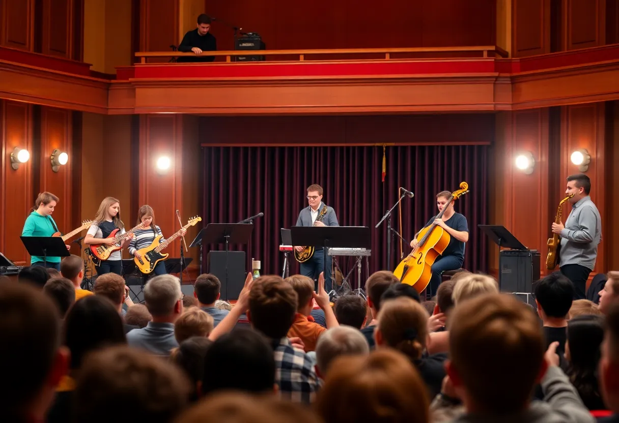 Metropolitan Youth Orchestra performing live at a concert