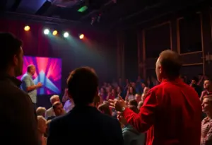 Audience enjoying the Mind Tripping Show in Indianapolis