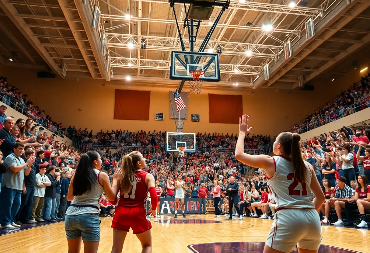 Women's basketball game between Purdue Fort Wayne and IU Indianapolis
