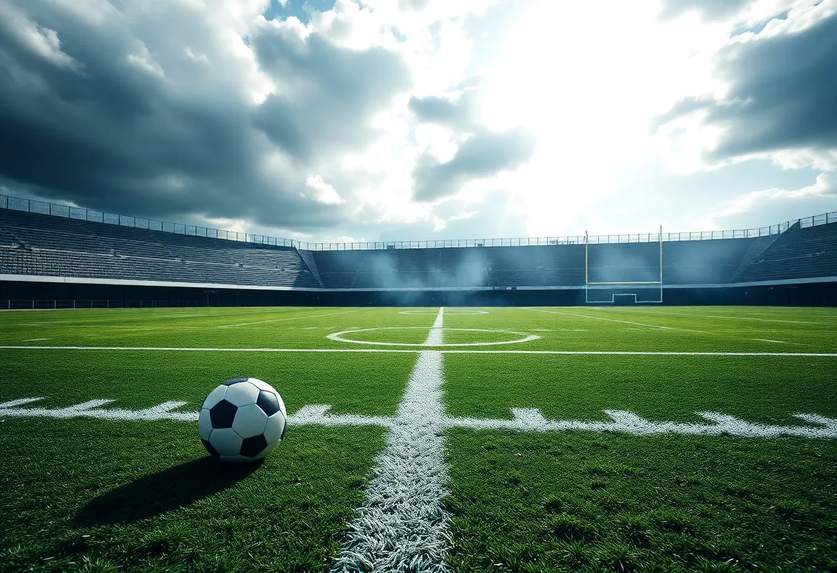 Abstract representation of resilience and growth in sports