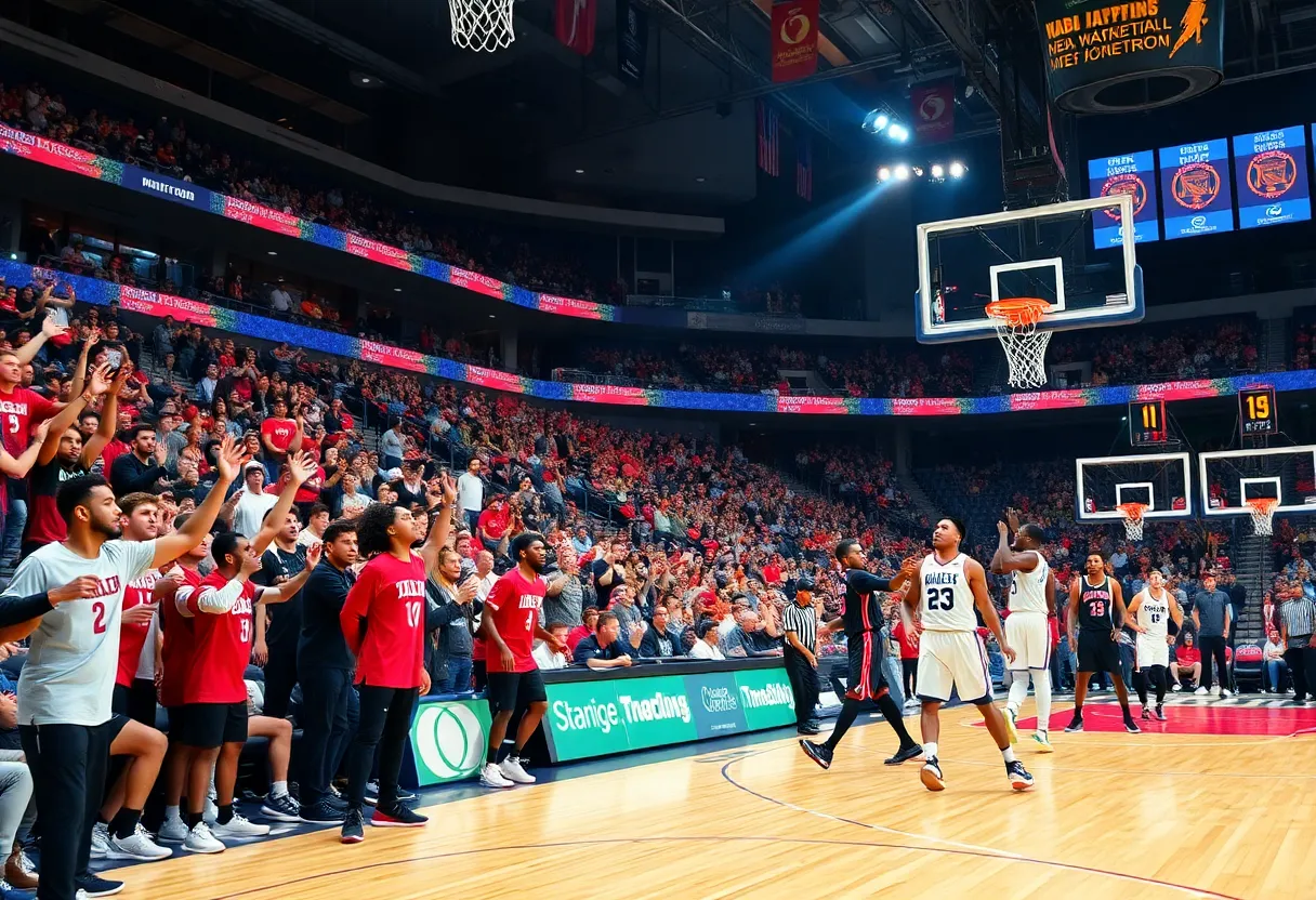 Exciting action during the Spurs vs Pacers game