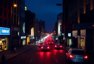 Scene of a parking dispute in downtown Indianapolis