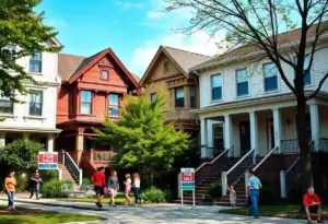 View of homes for sale in Grand Rapids, Michigan