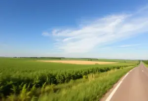 Scenic view of Indiana highlighting its geographical landscape.