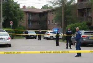 Emergency response at shooting scene in Indianapolis