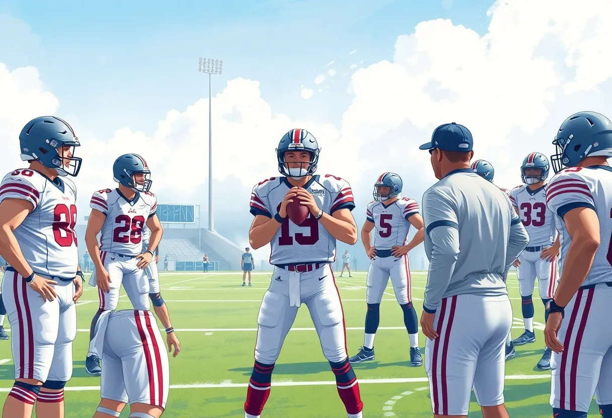 Indianapolis Colts team members training to improve performance