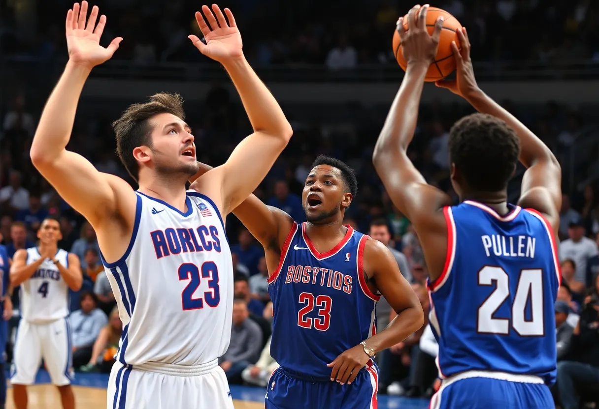 Indiana Pacers celebrating their overtime win against the Knicks