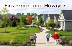 Family-friendly neighborhood in Indianapolis ideal for first-time homebuyers