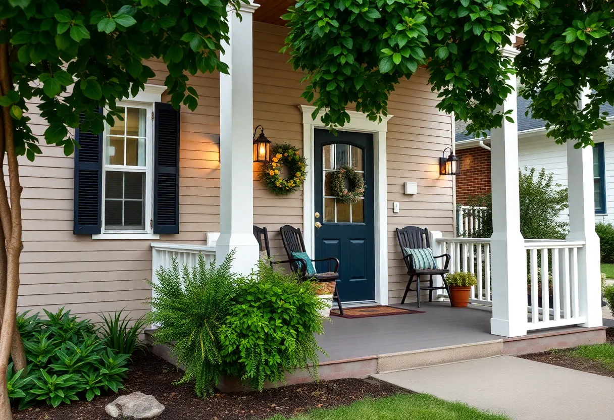 Charming open house in Indianapolis with a welcoming entrance